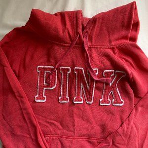 victoria's secret pink embroidered hoodie